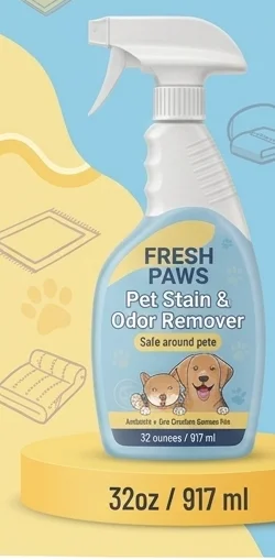 Fresh Paws Pet Stain & Odor Remover 32 oz trigger spray