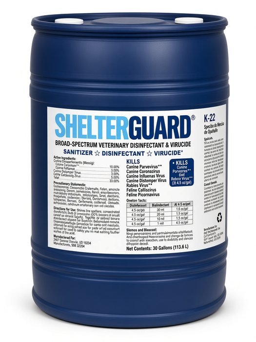 ShelterGuard 30 gallon drum